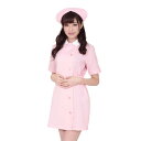 AKIBA パステルピュア ナース ピンク Lサイズ 仮装 コスプレ コスチューム