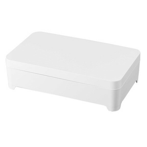 山崎実業 tower タワー 蓋付き 卓上 水切りトレー 角型 ホワイト