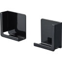 山崎実業 tower タワー マグネット バスルーム タブレットホルダー ブラック(2)