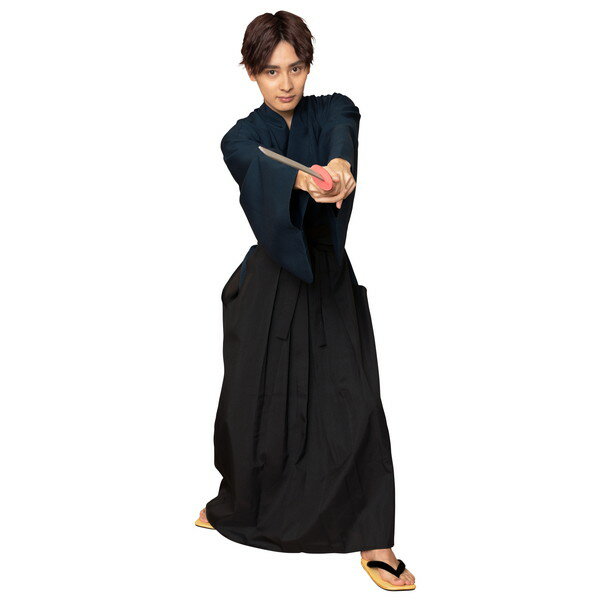 乐天商城 - MENコス 侍 紺×黒 仮装 コスプレ コスチューム