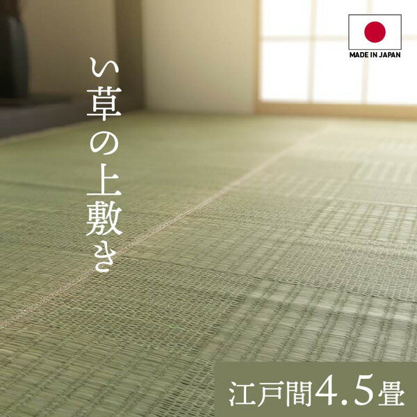 乐天商城 - IKEHIKO イケヒコ 純国産 い草 上敷き カーペット グラッセ 江戸間4.5畳 261×261cm