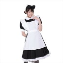 リボンメイド 黒 仮装 コスプレ コスチューム