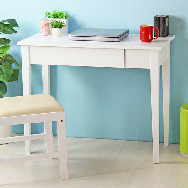 Amelie アメリ 木製コンソールデスク 幅90cm ホワイト