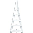 東谷 AZUMAYA コーナーラック 幅:57×奥行:40×高さ:137cm NWS-560 WH NWS-560WH(3)