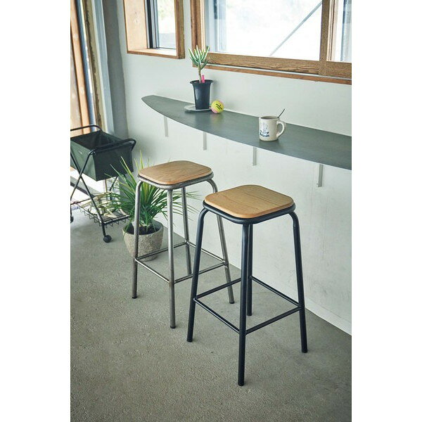 東谷 AZUMAYA ハイ スツール 幅:39×奥行:39×高さ:71cm PC-67 SV PC-67SV [3]