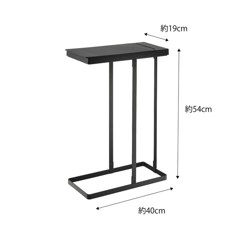山崎実業 tower タワー スリム 蓋付き 分別 ゴミ袋ホルダー 45L ブラック [2]