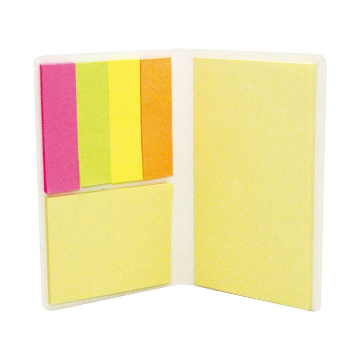 ニード newブック型 ふせんメモ 白 S3077