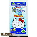 ハローキティ 冷やし増す 冷却シート 4枚入 大人用 ミントの香り ×10個セット 【kok】 【暑さ対策】(4)