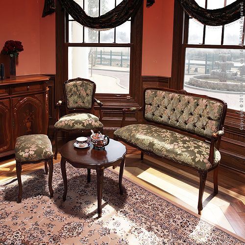 イタリア 家具 ヨーロピアン ヴェローナクラシック アームチェア-金華山(2人掛) 猫脚 リビング ヨーロッパ家具 クラシック 輸入家具 アンティーク風 イタリア製 ブラウン おしゃれ 高級感 エレガント 木製 天然木 リモート テレワーク 在宅