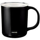 HARIO ハリオ セラミックコーティング真空二重保温マグ350ml ブラック CMG-350-B