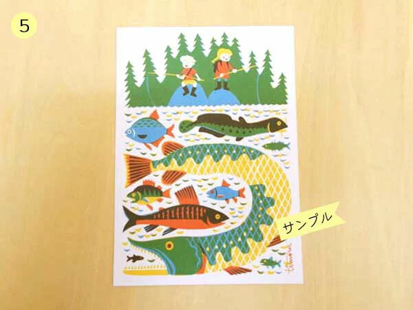 ケフボラデザイン ポストカード「フィンランド」ばら売り A6 長さ14.8cm EUエコラベル認定 紙製 全2種類から1枚選択 フィンランド製