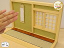 和風ドールハウス 1/16のミニ和室2畳 I型 床の間-2 板の間付き 木製 無塗装 横幅26.4cm 日本製 日本人職人手作り品