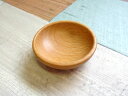 籐芸 プチまめざら ビーチ 直径5cm 木製 ウレタン塗装