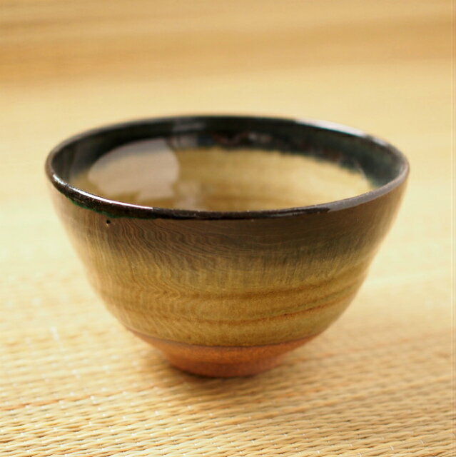 京型抹茶碗 御深井 /美濃焼 日本製 抹茶茶碗 茶道 稽古 練習 重なり 丼