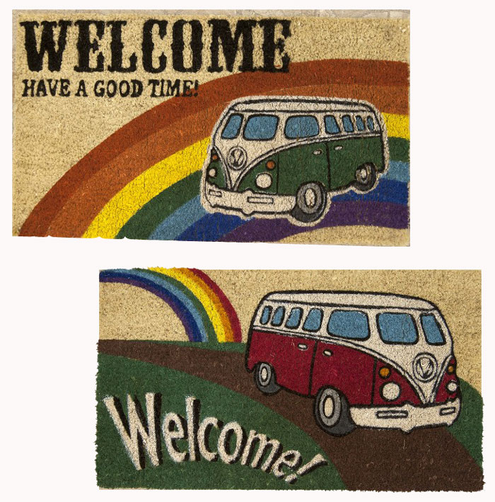 إޥå 䡼ޥå Welcome Bus Х 70x40cm ꥫ󻨲 CR-6885 Red / CR-6886 Gre...