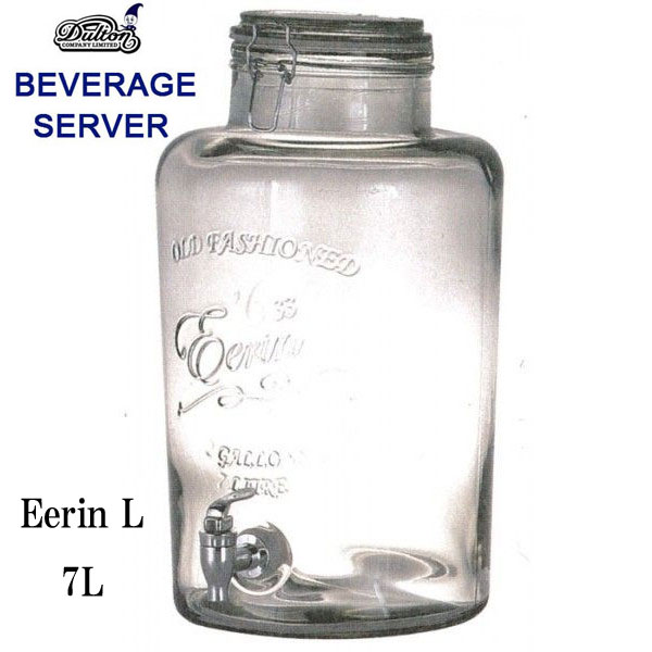 BEVERAGE SERVER Eerin 7L ビバレッジ サーバー Lサイズ ドリンクディスペンサー ドリンクサーバー ガラス ジュースサーバー ダルトン DT-M411-218L