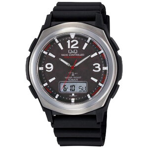 シチズン Q&Q 電波ソーラー腕時計 ソーラーメイト アナデジ表示 10気圧防水 MD16-305 メンズ 【あす楽対応】