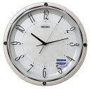 訳あり特価!セイコー SEIKO 電波掛け時計 スタンダード 連続秒針 スワロフスキークリスタル 薄ピンク KX257P