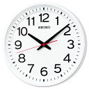 セイコー 教室の時計 衛星電波掛時計 連続秒針 5年 アクリルカバー GP219W 白【あす楽対応】 オフィス