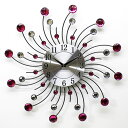 掛け時計 デザインウォールクロック サン YGZ-735B ピンク【あす楽対応】壁掛け時計