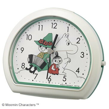 リズム時計 置き時計 目覚まし時計 MOOMIN（ムーミン）ムーミンとなかま R562 4SE562MT03【あす楽対応】