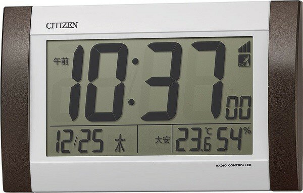 送料無料　CITIZEN シチズン 掛置兼用 デジタル時計 電波時計 8RZ188-006