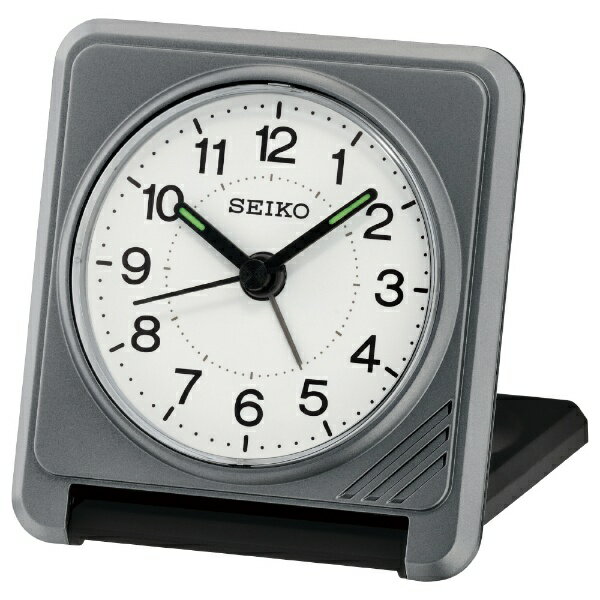 セイコー　SEIKO 目ざまし時計 トラベラ QQ638S グレーメタリック【あす楽対応】のサムネイル