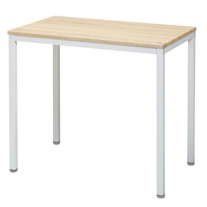 シンプルデスク ヴィンテージテーブル シンプルテーブル 幅80cm 木目 北欧風 PCデスク パソコンデスク カウンター ミニデスク ナチュラル/ブラウン NK-115BR/NK-115NA【メーカー直送】 [2]