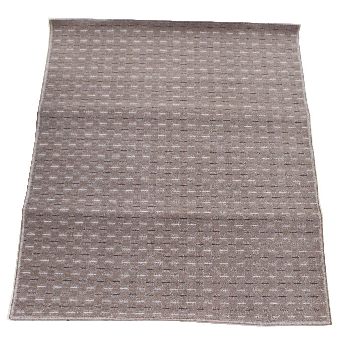 デスクカーペット チェアマット 110x130 アスノーヴァ ハイカット ローループ ブラウン ANV-85　静電気防止 遮音性 耐熱加工