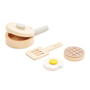 dou-toy ドゥ pop pan おままごと セット フライパン 料理ごっこ 赤ちゃん カスタネット 楽器 おもちゃ 木のおもちゃ ごっこ遊び 音 出産祝い...