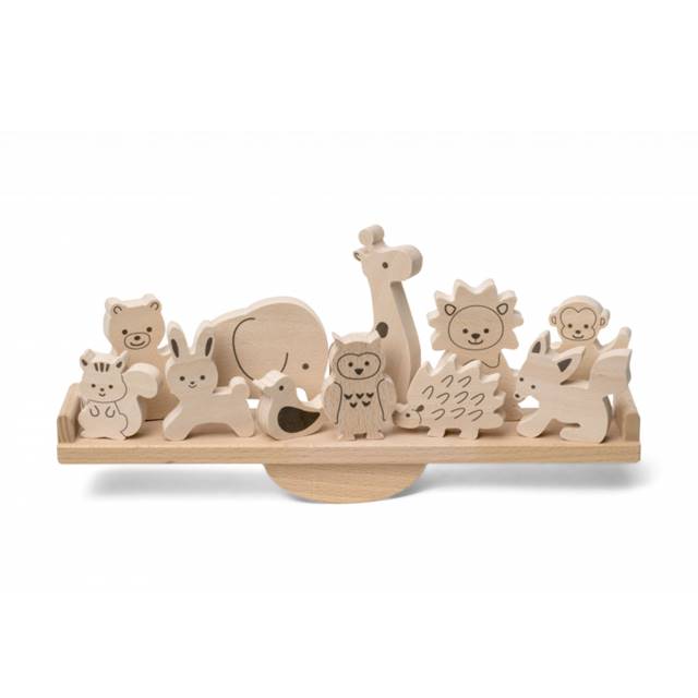 積み木 シーソー おもちゃ 動物 バランスゲーム 木のおもちゃ 日本製 MOCCO モッコ 森のどうぶつシーソ..
