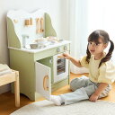 ままごと キッチン 木製 3歳 おもちゃ おままごとセット ポーラービー おままごとキッチン フォレストグリーン 誕生日 プレゼント ギフト 贈り物 男の子 女...