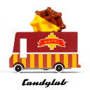 ニューヨーク・ブルックリン発 Candylab(キャンディラボ) Waffle Van CND F188 トイカー ミニカー キッチンカー ワッフル 子供 木製 アメ車 自動車 アメリカ おうち遊び ジオラマ 海外 輸入 玩具 男の子 木のおもちゃ おしゃれ