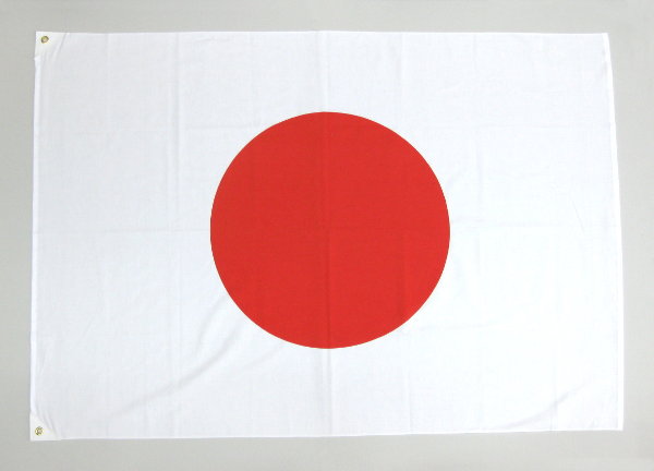 日の丸 日本国旗 木綿 90X135cm【メール便対応】【あす楽対応】
