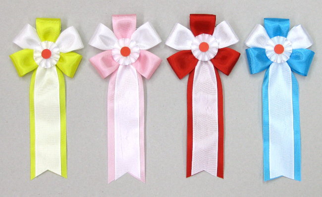 式典用リボン記章(胸章 徽章) 中旭光 (在庫限りセール品)