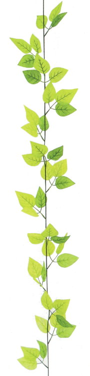 乐天商城 - 造花 グリーンリーフコード 180cm