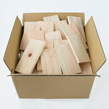 桧 すのこ 端材(箱入り)約(100から120)枚重量:約10kg 詰合せ 無垢 工作