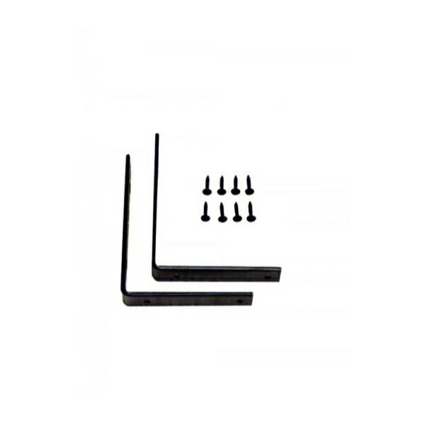 アイアンシングルシェルフM 黒2個セット【HS1810】金物 アンティーク アクシス インテリア DIY 家具 棚..