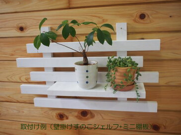 ミニ棚板【ホワイト】