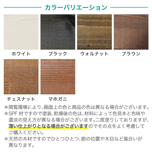 【outlet-162】アウトレット塗装SPF ワンバイ材 全6色長さ約600mm 4本セット カット不可　送料無料19x89 工作 DIY 3