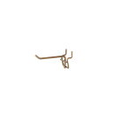 バーフックS 2個セット アンティークゴールド 【63463】有孔ボード用 ピッチ2.5cm用 アイアンPOSH LIVING ポッシュリビング