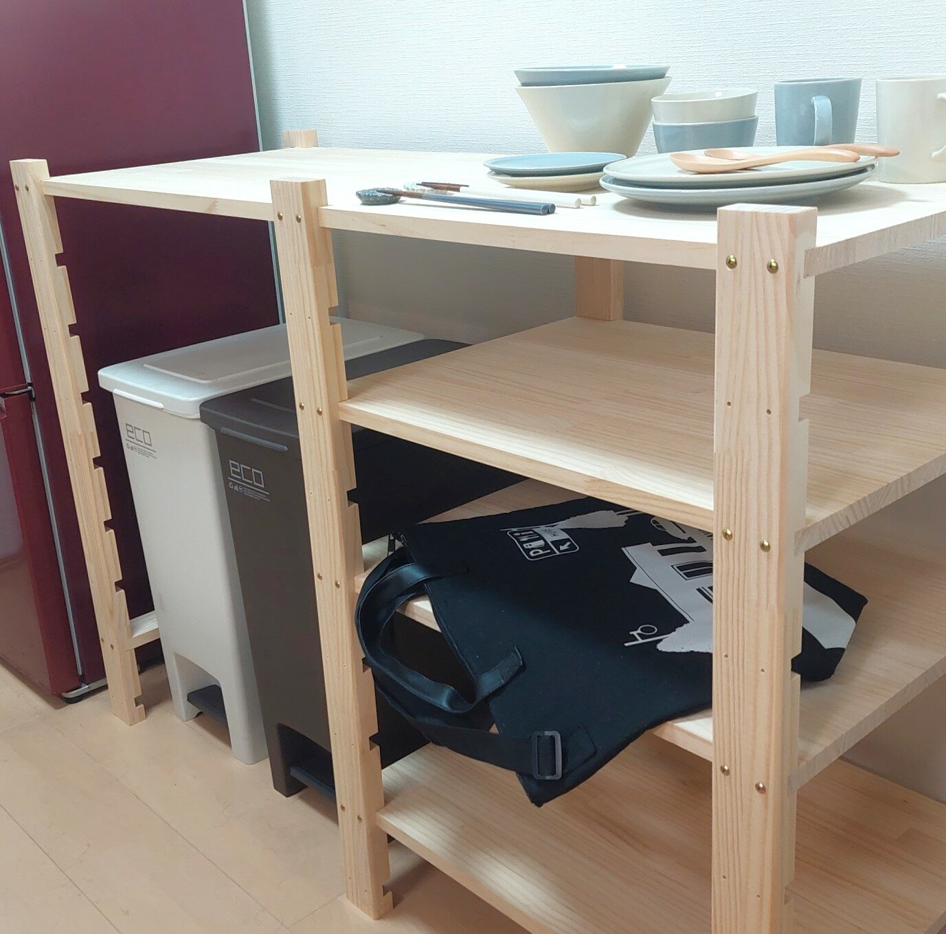 ☆マルチラックポール(無塗装)【870x27x60mm】660g