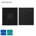 【モレスキン公式店 限定ショッパー付】 モレスキン ノート クラシックノートブック カヴェコ 水性ボールペン セット ハードカバー 横罫 ラージサイズ ブラック...