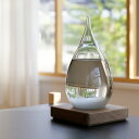 ストームグラス Tempo Drop Dawn【ダークグレー 100percent しずく型 天気予報 オブジェ 飾り 結晶 北欧 インテリア雑貨 おしゃれ 男性 女性 ガラス ギフト 実用 誕生日プレゼント 結婚祝い おもしろ雑貨】