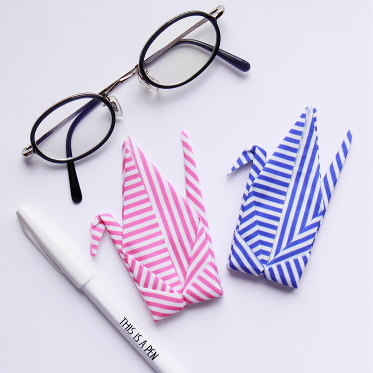 当社限定オリジナルデザインメガネ拭き peti peto プッチペット ツル ペアセット【形状記憶眼 ...