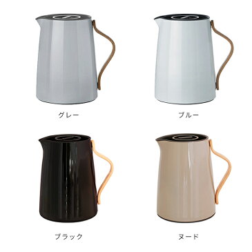 【ポイント10倍】Emma エマ ティーポット バキュームジャグ TEA 1L ステルトン stelton【1リットル ジャグ ポット 魔法瓶 スタンド デンマーク キッチン用品 保温ポット 雑貨 北欧 テイスト シンプル かわいい おしゃれ ギフト 卓上用魔法瓶 春 新生活 母の日】