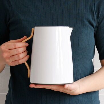 【ポイント10倍】Emma エマ ティーポット バキュームジャグ TEA 1L ステルトン stelton【1リットル ジャグ ポット 魔法瓶 スタンド デンマーク キッチン用品 保温ポット 雑貨 北欧 テイスト シンプル かわいい おしゃれ ギフト 卓上用魔法瓶 春 新生活 母の日】