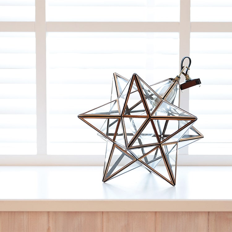 【当社限定シーリングタイプ 星の影がかわいい♪】シーリングライト エトワール 1灯 [ETOILE]|ディクラッセ 照明器具 間接照明 ガラス アンティーク レトロ 星 キッチン 寝室 内玄関 トイレ おしゃれ 北欧 ダイニング用 食卓用 ベッドルーム 天井照明