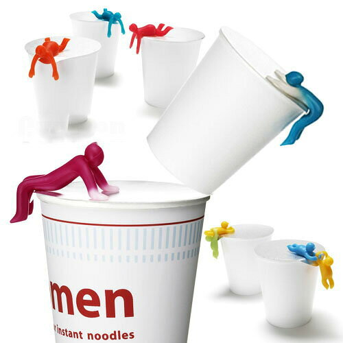 【★】【到着後レビューでメール便送料無料】カップメン[Cupmen] D-520 D-521 D-522 D-523【カップメン カップ麺 インスタントラーメン フタ 蓋 ストッパー 便利グッズ キッチン 雑貨 かわいい カワイイ 可愛い おしゃれ】05P12Oct14
