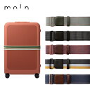 【moln 公式】スーツケースベルト ラゲージベルト キャリーケース用ベルト ベルト式 旅行グッズ おしゃれ カラバリ豊富 人と被らない シンプル 目印 飛び出...
